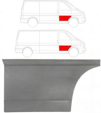 Десен ремонтен панел за предна врата за Volkswagen Transporter / Caravelle / Multivan