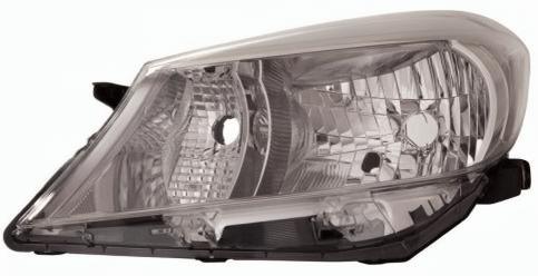 Ляв фар Depo за Toyota Yaris (2011-2014, H4+PY21w+W5w)