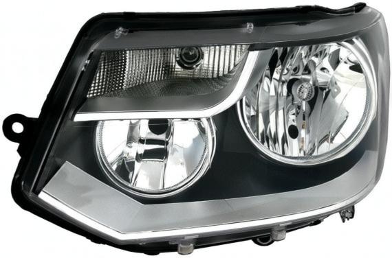 Ляв фар Depo за Volkswagen Transporter / Caravelle / Multivan (T5 2009-2015, H15+H7)