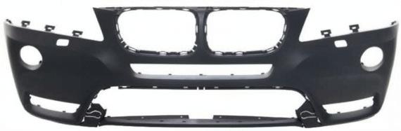 Предна броня за BMW X3 (F25 2010-2014, с отвори за пръскалки)