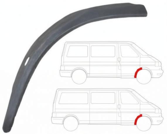 Предна вежда за калник за Volkswagen Transporter / Caravelle / Multivan (вариант 4)