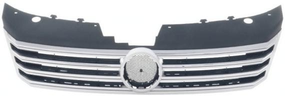 Решетка пластична за Volkswagen Passat (B7 2010-2015, хром/сребрист)