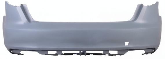 Задна броня за Audi A3 (Hatchback/Sportback 2013-2016, без отвори за парктроник)