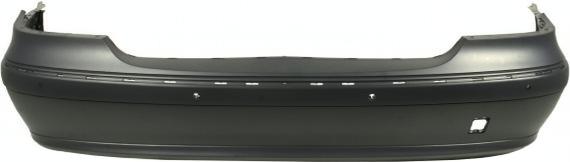 Задна броня за Mercedes E-Class (W211 2002-2009, с отвори за лайстна)