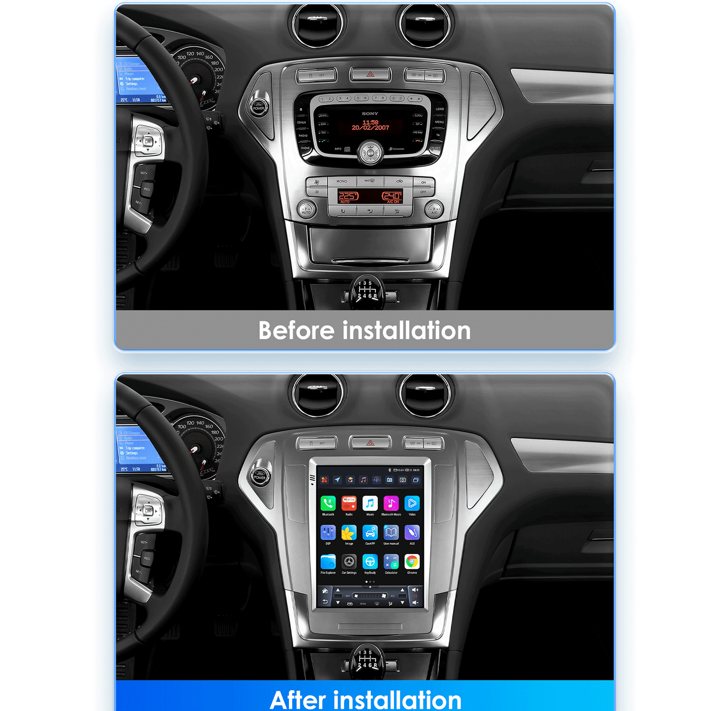 Ford Galaxy 2007 - 2010 9.7"