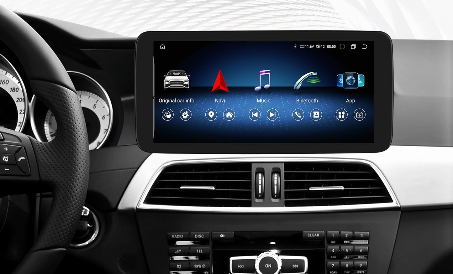 Mercedes C class W204 2011-2014 10.25" NTG 4.5