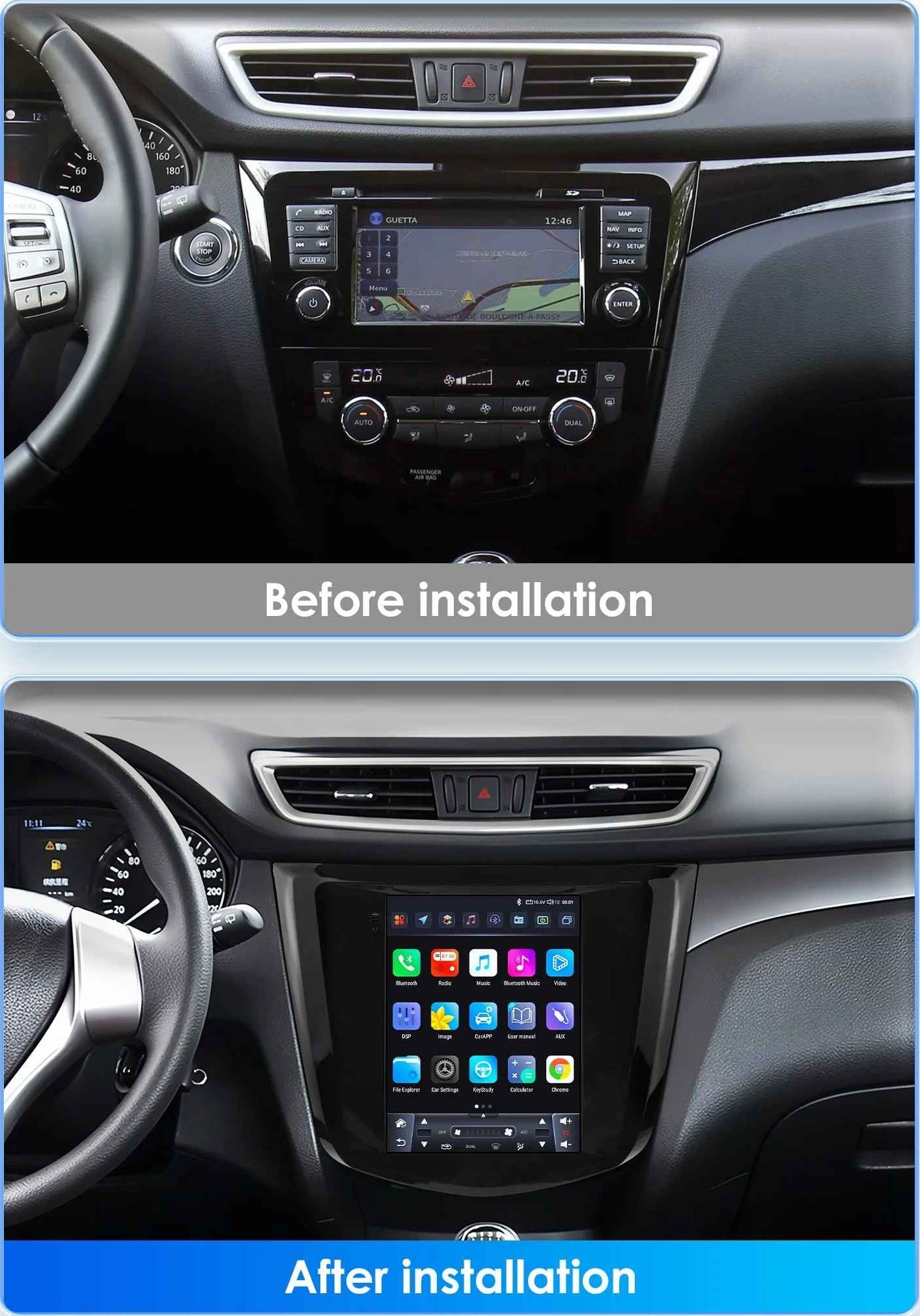 Nissan Qashqai J11 2013 - 2017 9.7"