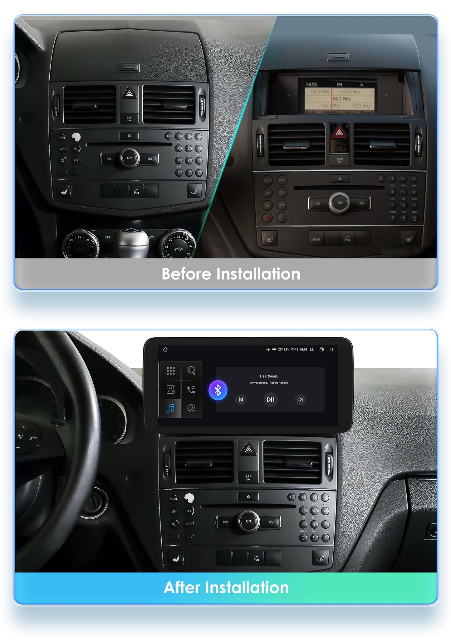 Mercedes C class W204 2006-2011 10.25" NTG 4.0