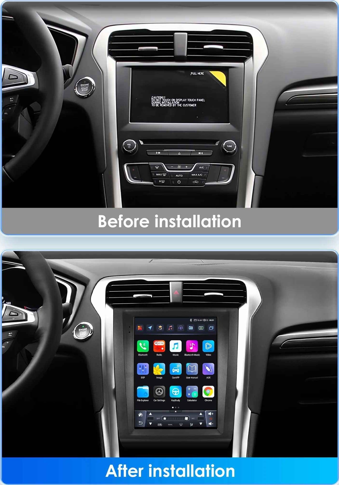 Ford Fusion 2013 - 2019 9.7"