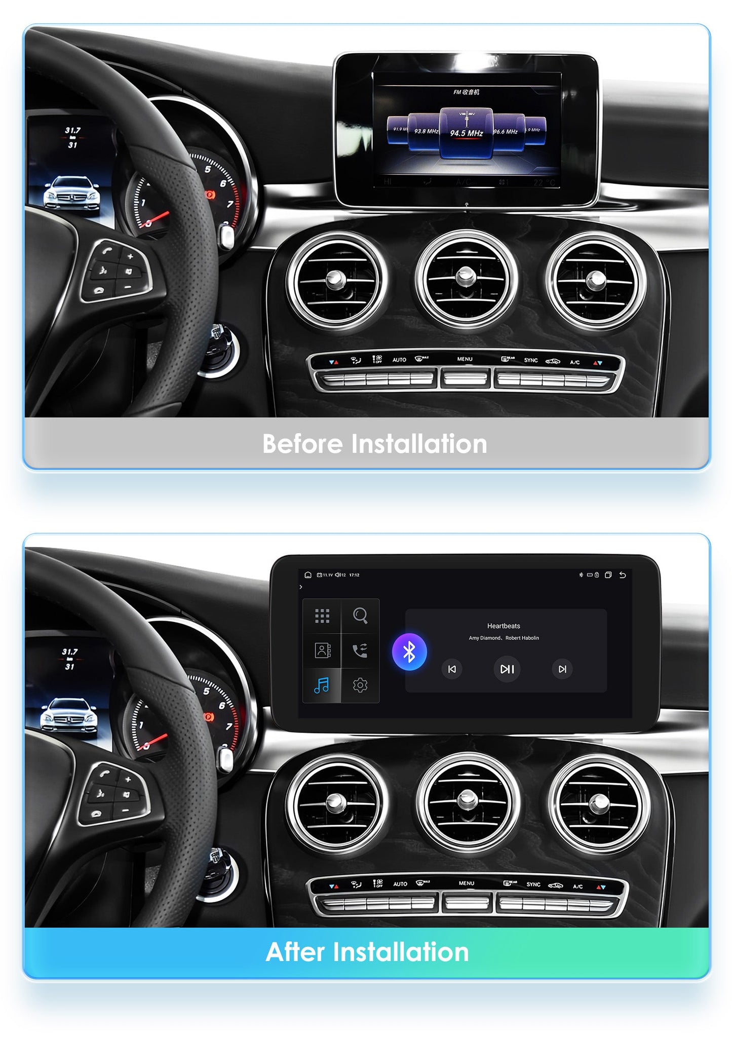 Mercedes C class W205 2015-2018 NTG 5.0