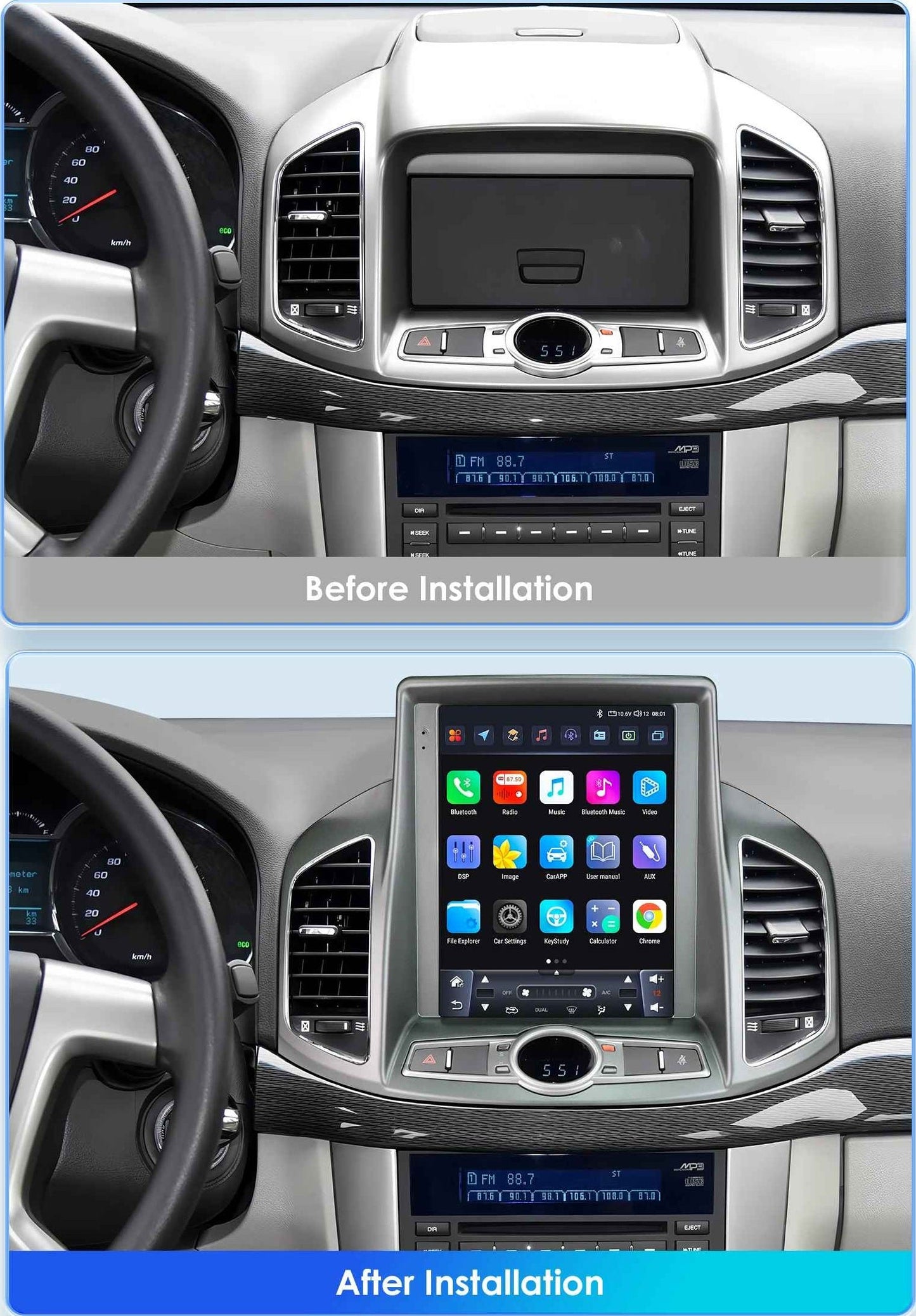 Chevrolet Captiva 2011 - 2017 9.7"