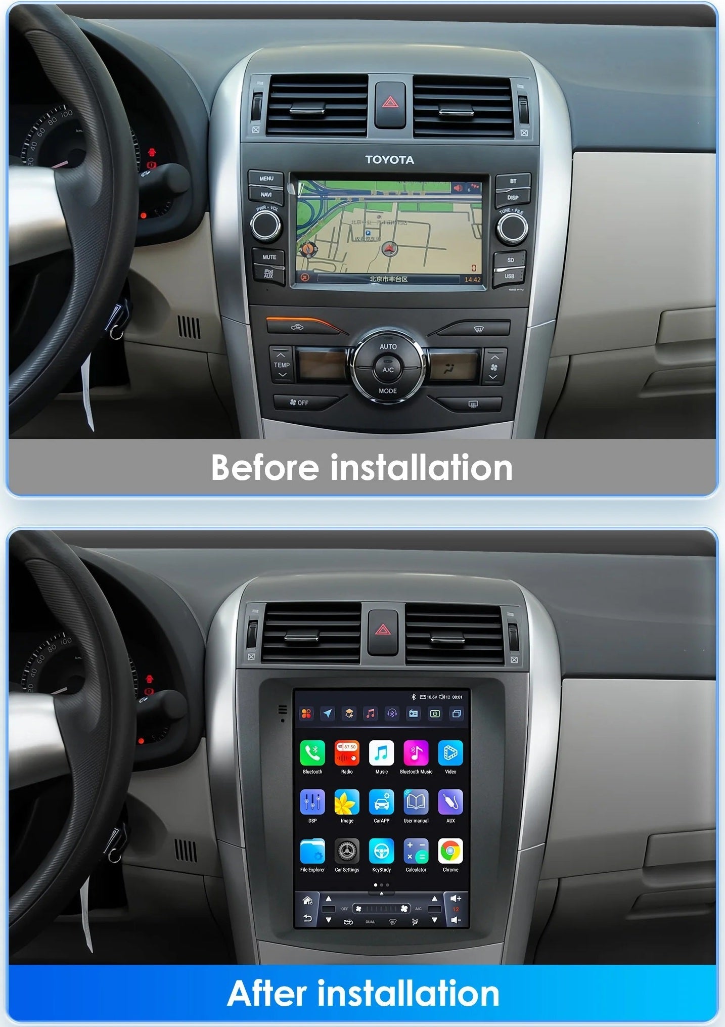 Toyota Corolla E140/ E150 2006 - 2013 9.7"