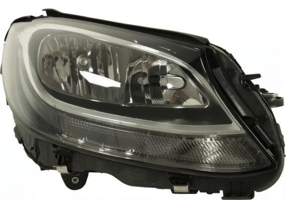 Десен фар TYC за Mercedes C-Class (с LED дневни светлини)