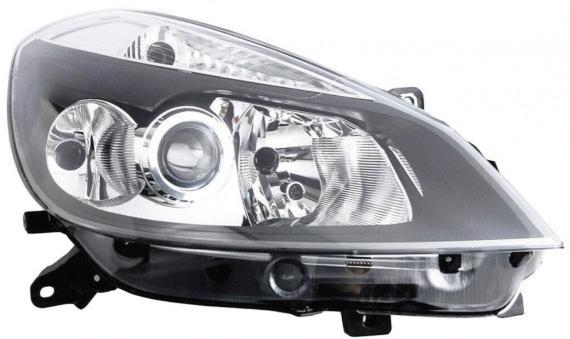 Десен фар TYC за Renault Clio (III 2005-2009, със система за осветяване в завои)