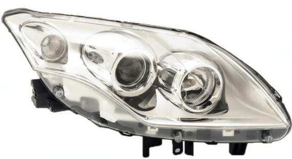 Десен фар TYC за Renault Laguna (III 2007-2015, H7+H7+Psy24w+W5w)