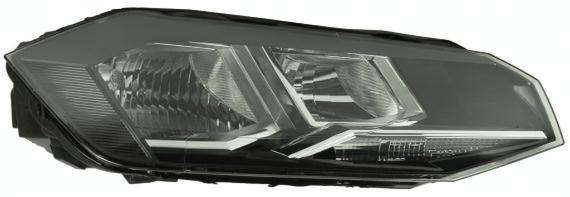 Десен фар TYC за Volkswagen Polo (2017-2020, халоген)