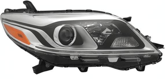 Фар TYC — Дясна за Toyota Sienna