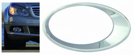 Дясна рамка за халоген за Mercedes C-Class (W204 2007-2011, за Elegance)