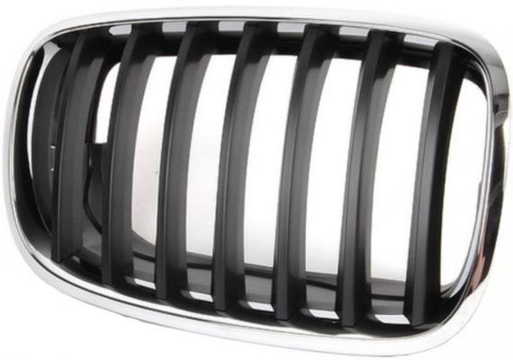 Дясна решетка пластична за BMW X5 / X6 (хром/грунд/чернен)