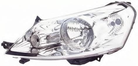 Ляв фар TYC за Citroën, Fiat, Peugeot (с моторче)