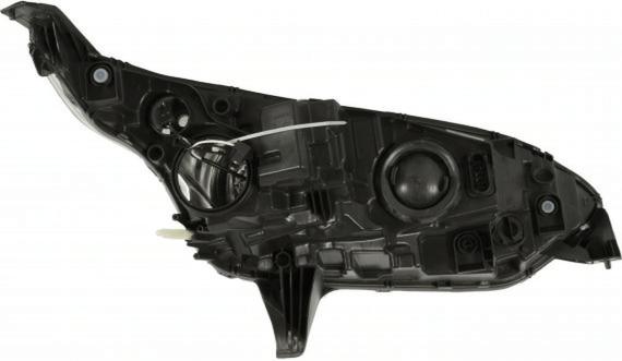 Ляв фар TYC за Ford Transit Connect / Courier (Connect 2013-2019, хром)