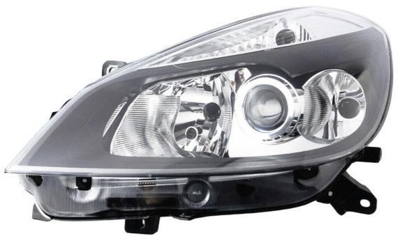 Ляв фар TYC за Renault Clio (III 2005-2009, със система за осветяване в завои)