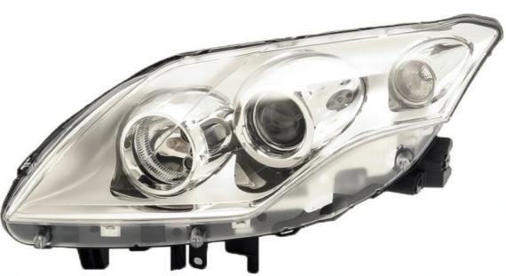 Ляв фар TYC за Renault Laguna (III 2007-2015, H7+H7+Psy24w+W5w)