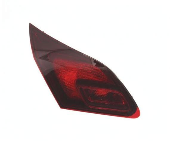 Ляв стоп TYC за Opel Astra (J 5 door / combi 2009-2012, със заден халоген / без държач за крушка)