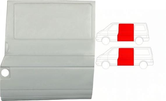 Ляв страничен панел за Volkswagen Transporter / Caravelle / Multivan (до тавана)
