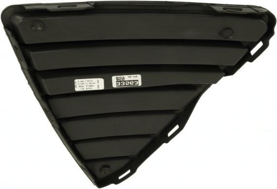 Лява решетка в предна броня Retov за Ford Focus (2011-2014, черен лъскав)