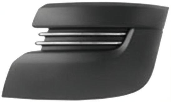 Лява решетка в предна броня за Peugeot 3008 (2009-2013, с хром / без дупка за халоген)