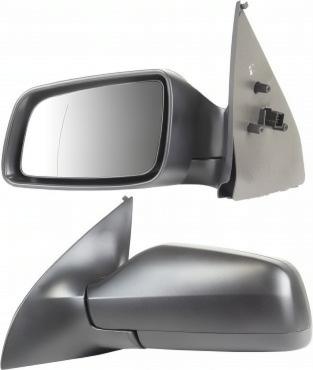 Ляво външно огледало за Opel Astra (G 1998.1-2009.8, черна основа)