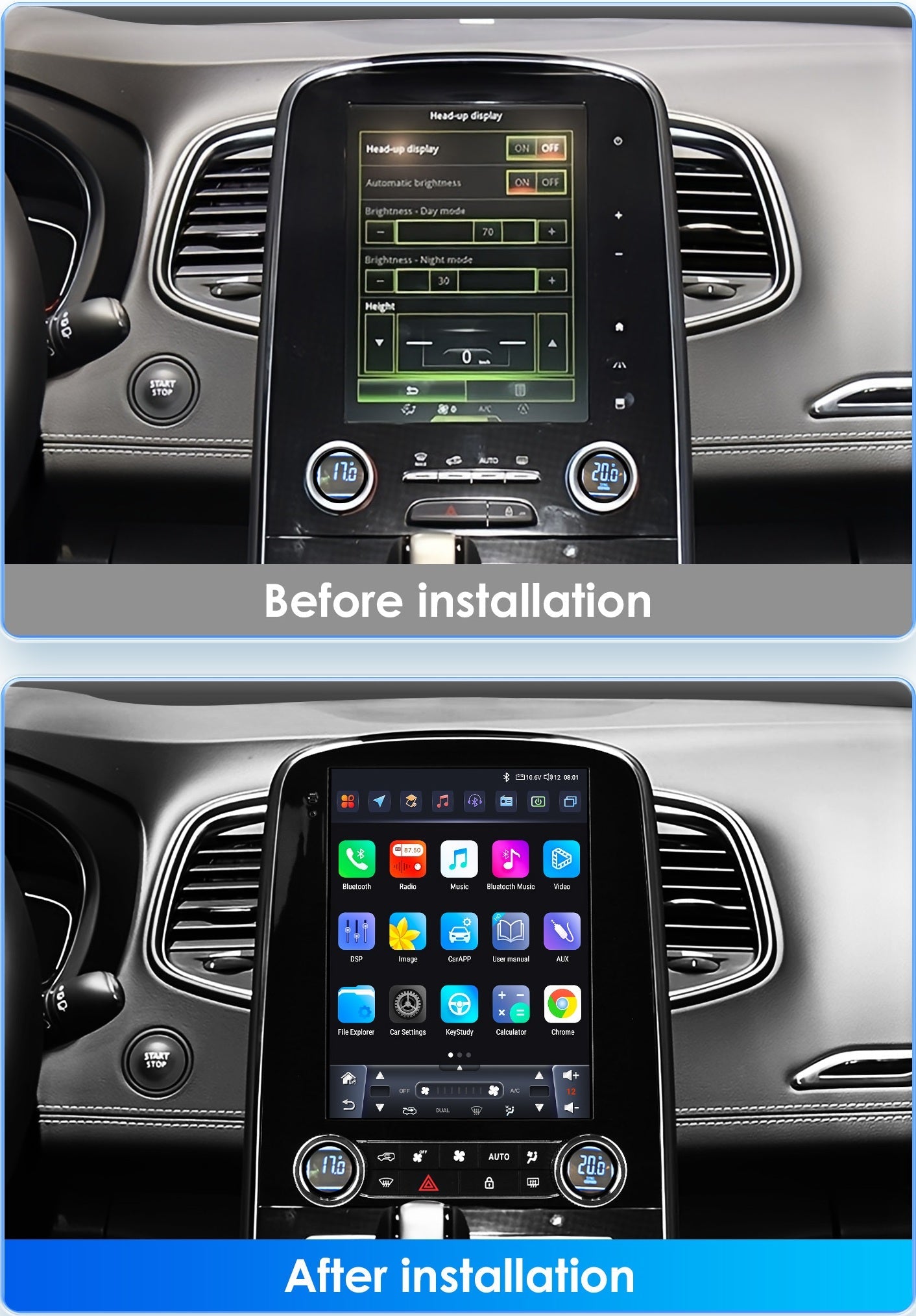 Renault Scenic 2013 - 2024 9.7"