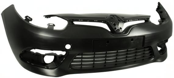 Предна броня за Renault Fluence (2013-2015, с решетка)