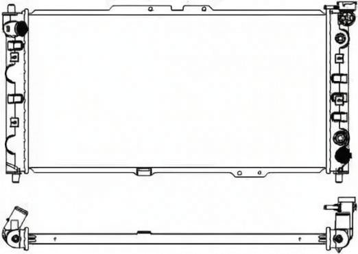 Радиатор SRLine за Mazda 323F 1995-1998