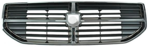 Решетка пластична за Dodge Caliber (2006.6-2012, хром/черен)
