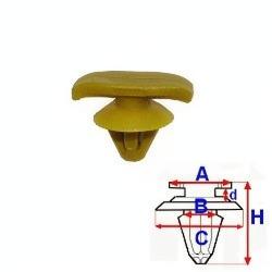 Щипка за Seat, Skoda, Volkswagen (A=13,5X5; B=4,5; C=8; D=2,5; H=9)