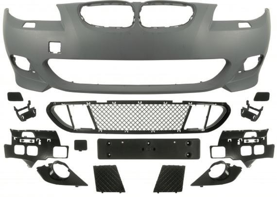 Тунинг предна броня комплект за BMW Series 5 (E60/E61 2003-2010, M-Tech)