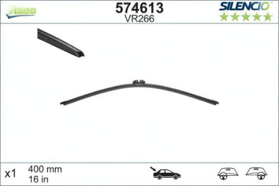 Задна чистачка Valeo за Audi A4 / A6 / Q3