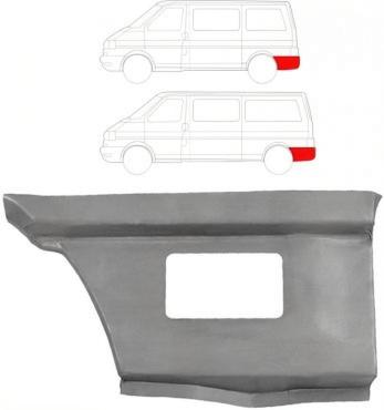 Задна вежда за калник за Volkswagen Transporter / Caravelle / Multivan (440 Mm)